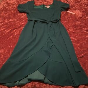 Classic green dress